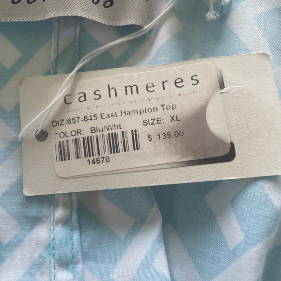 Dizzy Lizzie Dress Turquoise and White XL runs  VERY Small NWT - Picture 8 of 11